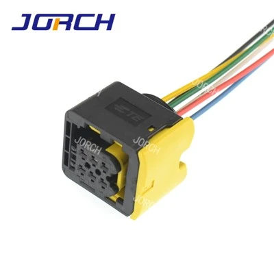 6 PIN ECU Plocóidí Leictreachais Auto Car PA66 Áirítear ar Úim Nascóirí Fuinnimh Nua Teirminéil 1-1418469-1
